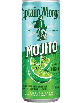 CAPTAIN MORGAN & MOJITO 5° CANS 25CL
