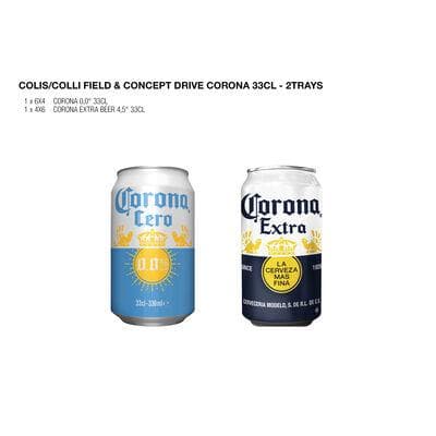 COLIS FIELD & CONCEPT DRIVE CORONA CANS 33CL
