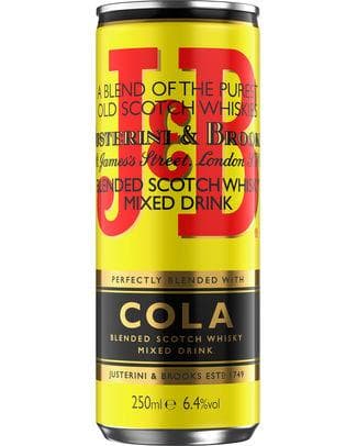 J&B COLA 6,4° CANS 25CL
