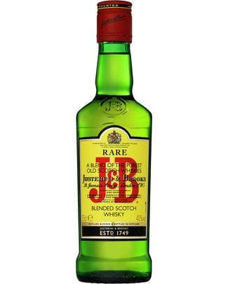 J&B WHISKY RARE 40° 35CL
